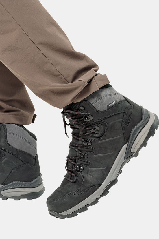 Jack Wolfskin Refugio Prime Texapore Mid Wandelschoen black/dark grey