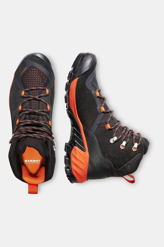 Mammut Sapuen High Gore-Tex Wandelschoen Black-Hot Red