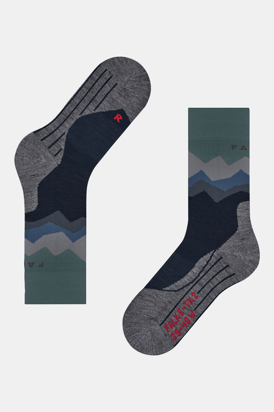 Falke TK2 Explore Crest Wandelsok mid blue/dark blue