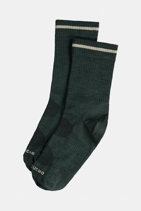 Ayacucho Ultra Light Crew Wandelsok dark green/off white