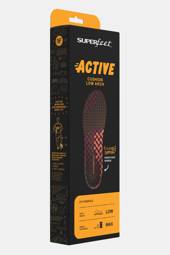 Superfeet Active Cushion Low Inlegzool red
