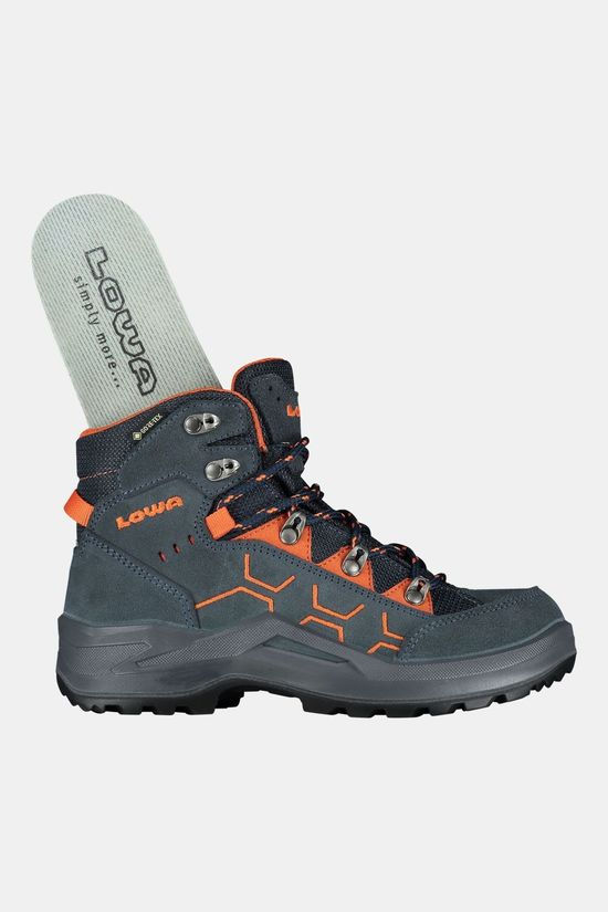 Lowa Kody Evo Gtx Mid Junior steelblue-orange