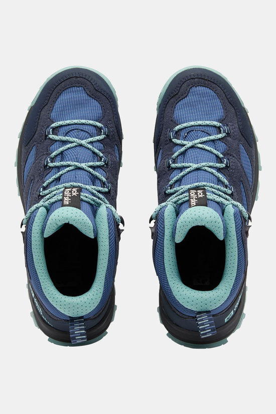 Jack Wolfskin Vojo Tour Texapore Mid Wandelschoen Junior dark blue