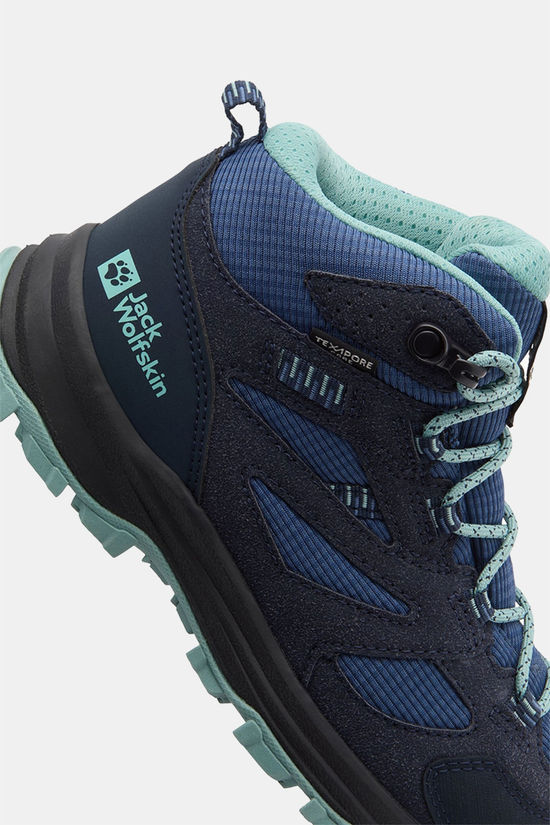 Jack Wolfskin Vojo Tour Texapore Mid Wandelschoen Junior dark blue