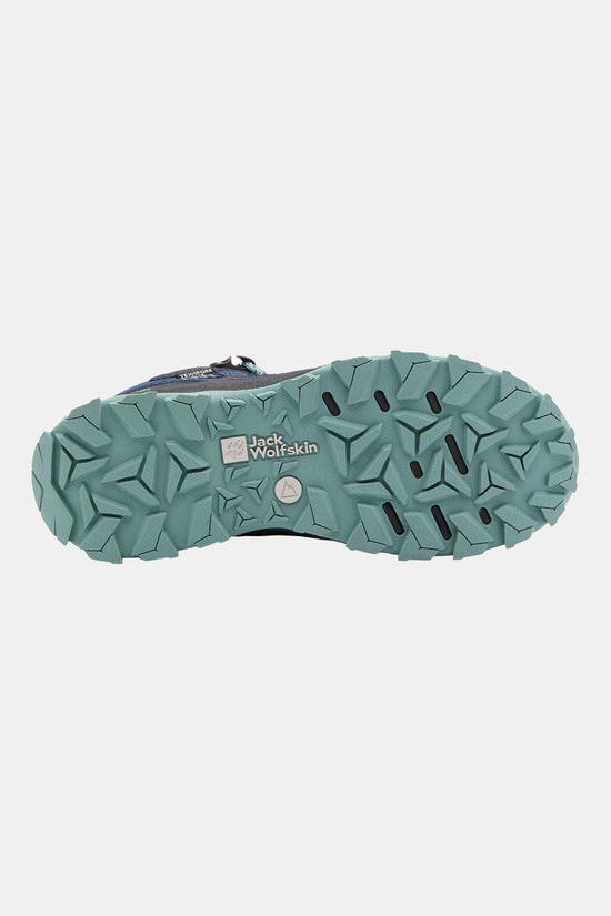 Jack Wolfskin Vojo Tour Texapore Mid Wandelschoen Junior dark blue