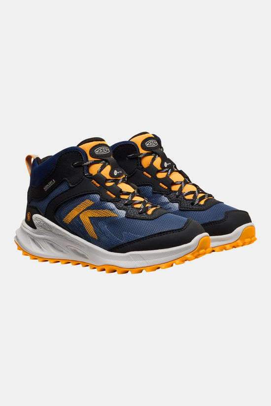Keen Zionic Mid WP Wandelschoen Grote Kinderen Navy Blue/Mid Blue