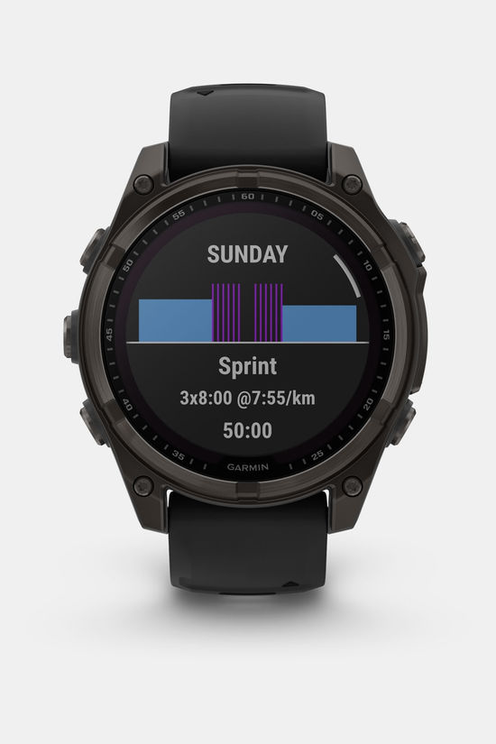 Garmin fenix 8 - 47 mm Sapphire Solar Smartwatch dark grey/black