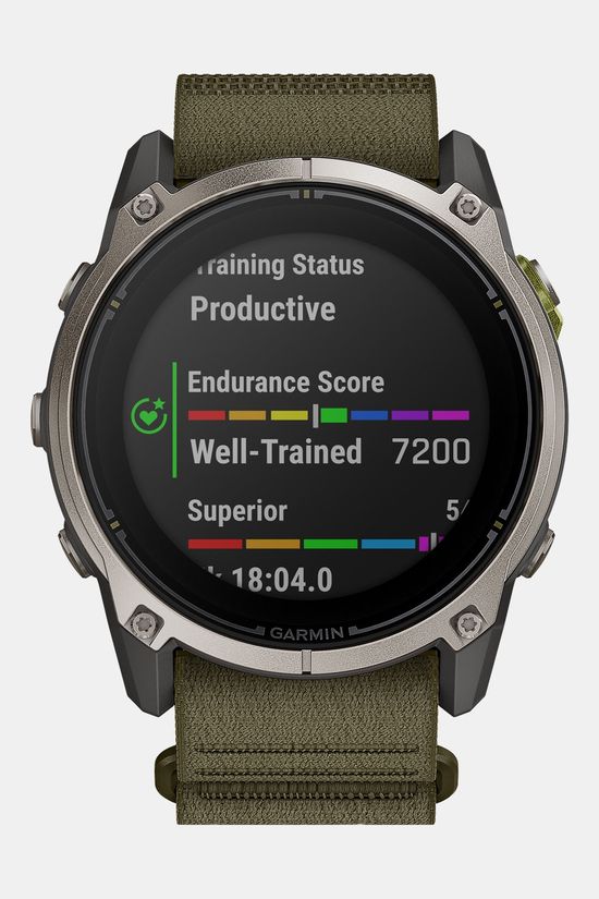 Garmin Enduro 4 Smartwatch Silver/Olive Green