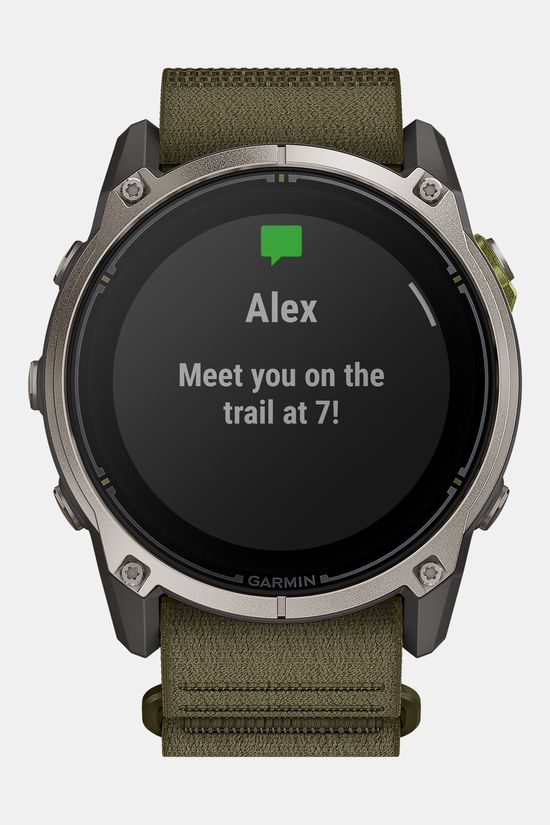 Garmin Enduro 4 Smartwatch Silver/Olive Green