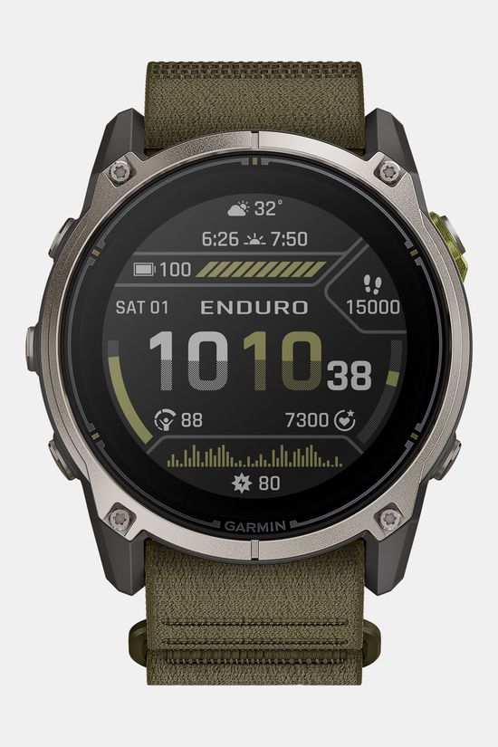 Garmin Enduro 4 Smartwatch Silver/Olive Green