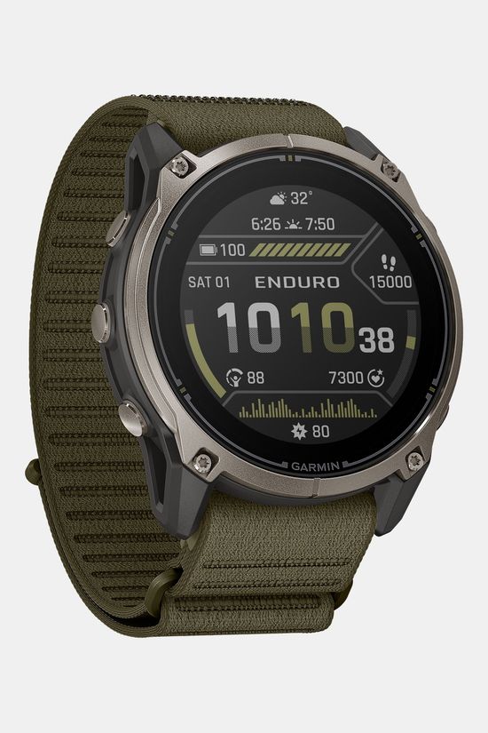 Garmin Enduro 4 Smartwatch Silver/Olive Green