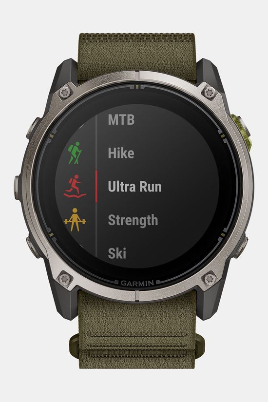 Garmin Enduro 4 Smartwatch Silver/Olive Green