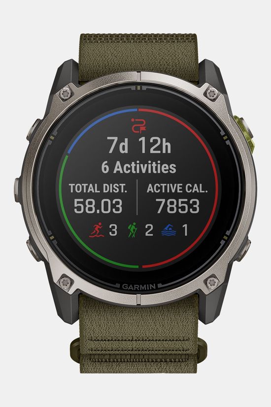 Garmin Enduro 4 Smartwatch Silver/Olive Green