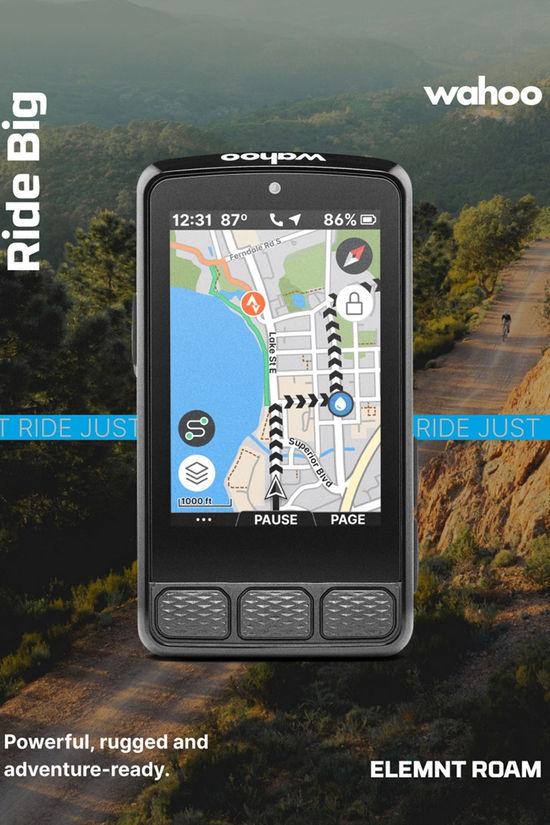Wahoo Fitness Elemnt Roam 3 GPS Fietscomputer black