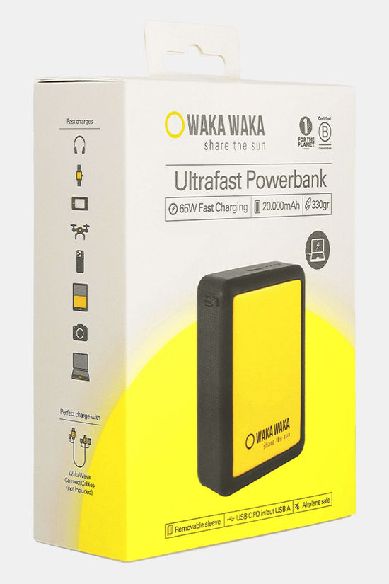 WakaWaka Power 20 Powerbank mid yellow/black