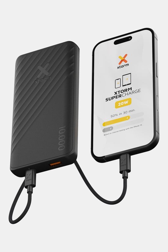 Xtorm 20W SuperCharge Go2 Powerbank 10.000 dark grey/black