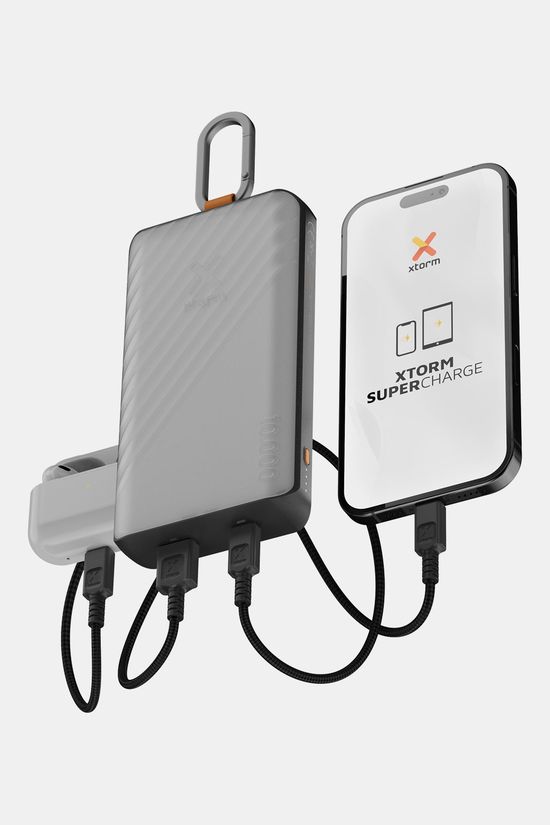 Xtorm 20W Go2 Solar Power Bank 10.000 + Light Oplader dark grey/black