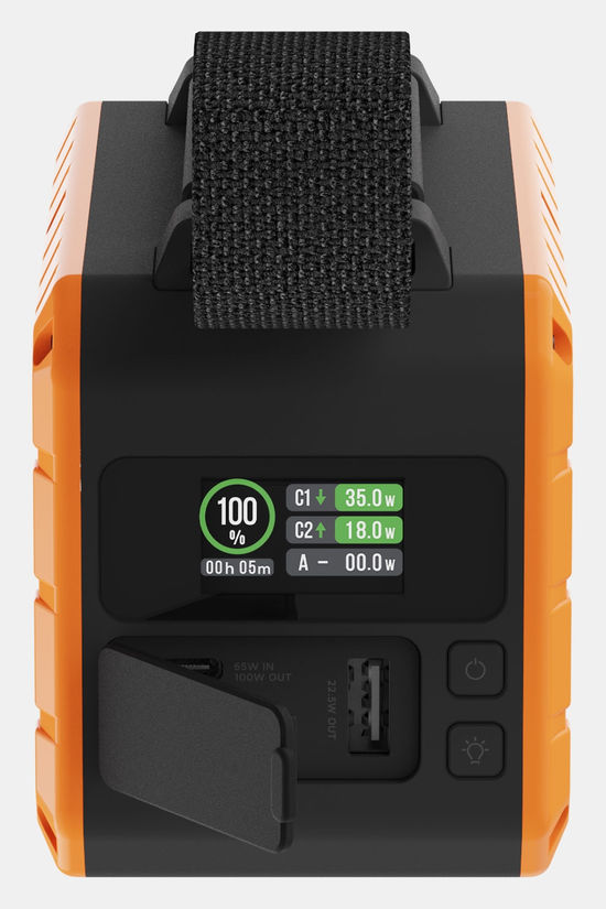 Xtorm 100W Rugged Flashlight Powerbank 40.000 dark grey/orange