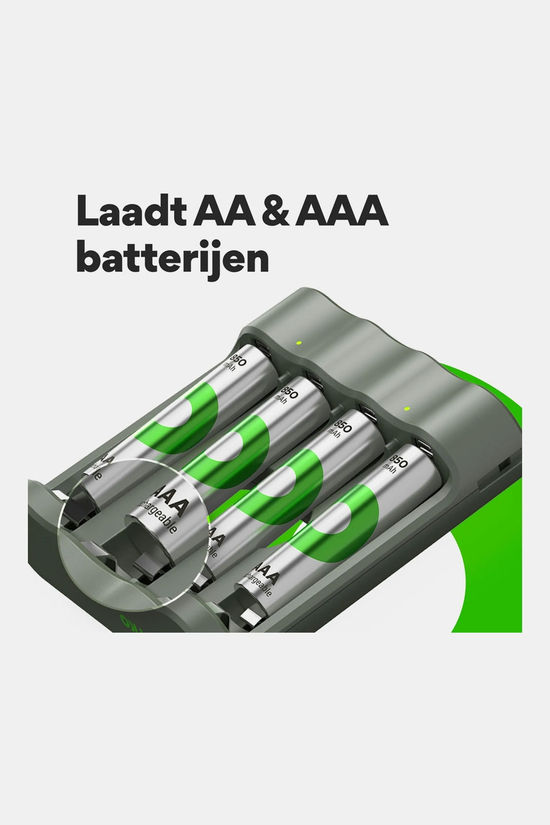 GP Batteries USB batterijlader GP B441 4 x RECYKO AAA 850 mAh -
