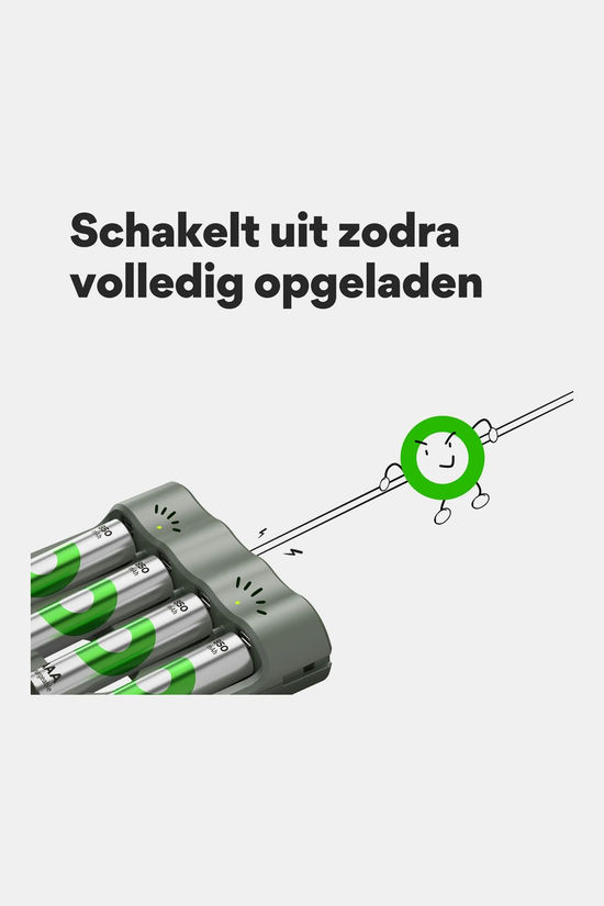 GP Batteries USB batterijlader GP B441 4 x RECYKO AAA 850 mAh -