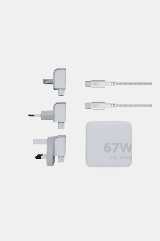 Xtorm 67W GaN-Ultra Travel Adapter + USB-C PD Kabel white