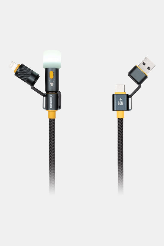 WakaWaka Connect Multiplug USB Kabel black/mid yellow