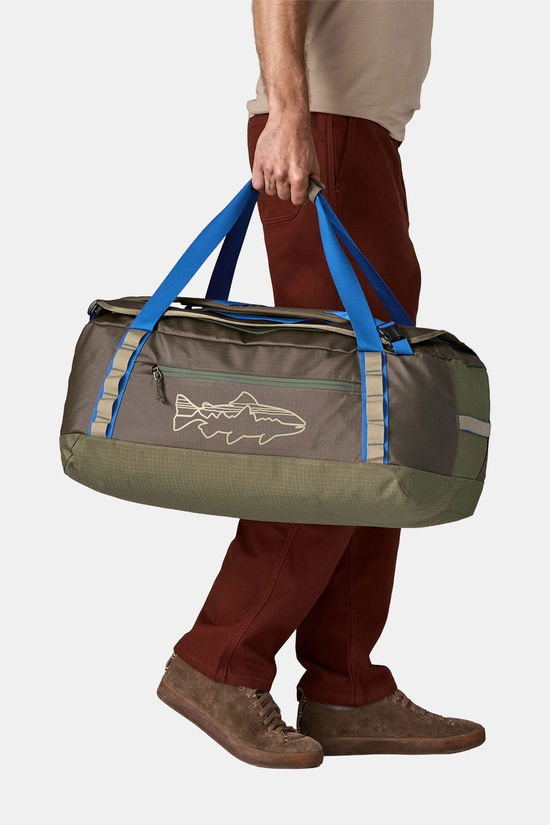 Patagonia Black Hole Duffel 55L Dark Khaki/Indigo Blue