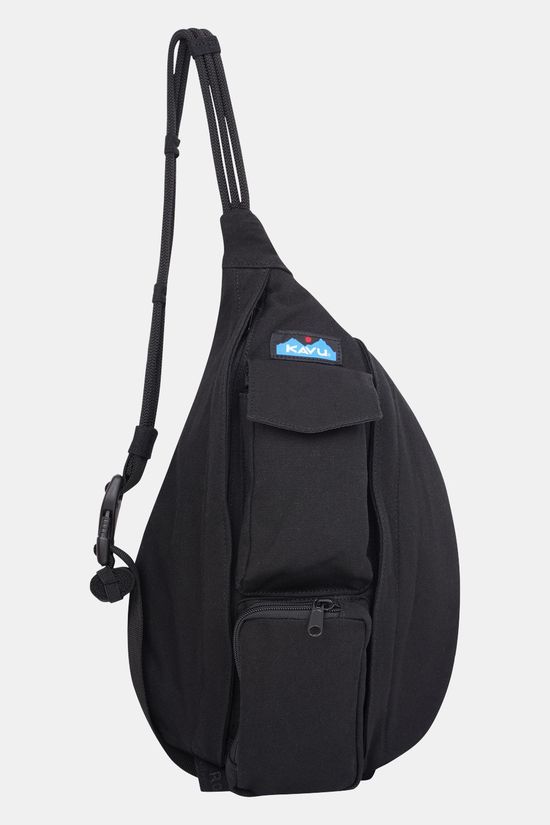 KAVU Mini Rope Bag Dagrugzak Black/Black