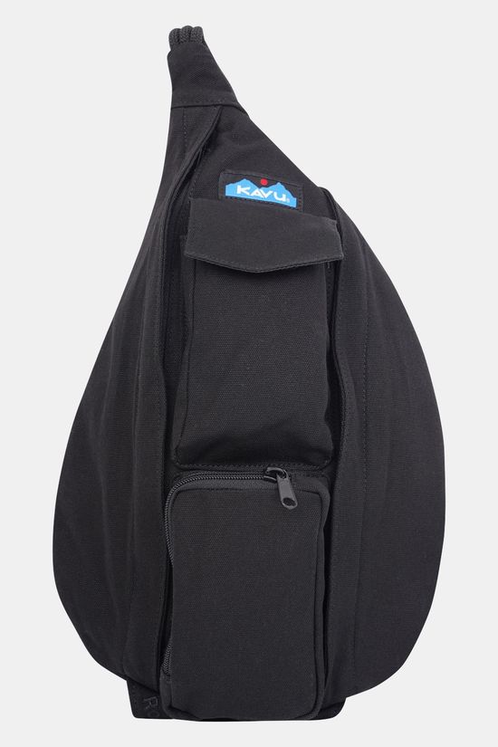 KAVU Mini Rope Bag Dagrugzak Black/Black