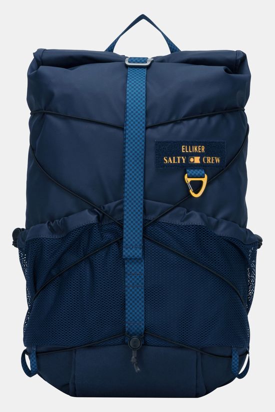 ELLIKER Dayle Roll Top Backpack 21/25 X Salty Crew Rugzak Blauw