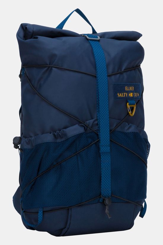 ELLIKER Dayle Roll Top Backpack 21/25 X Salty Crew Rugzak Navy Blue