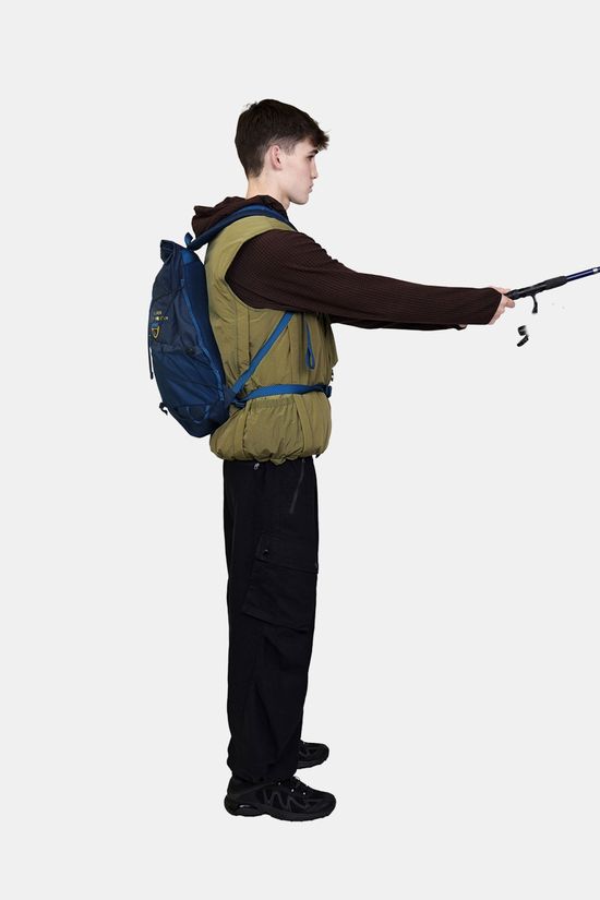 ELLIKER Dayle Roll Top Backpack 21/25 X Salty Crew Rugzak Navy Blue