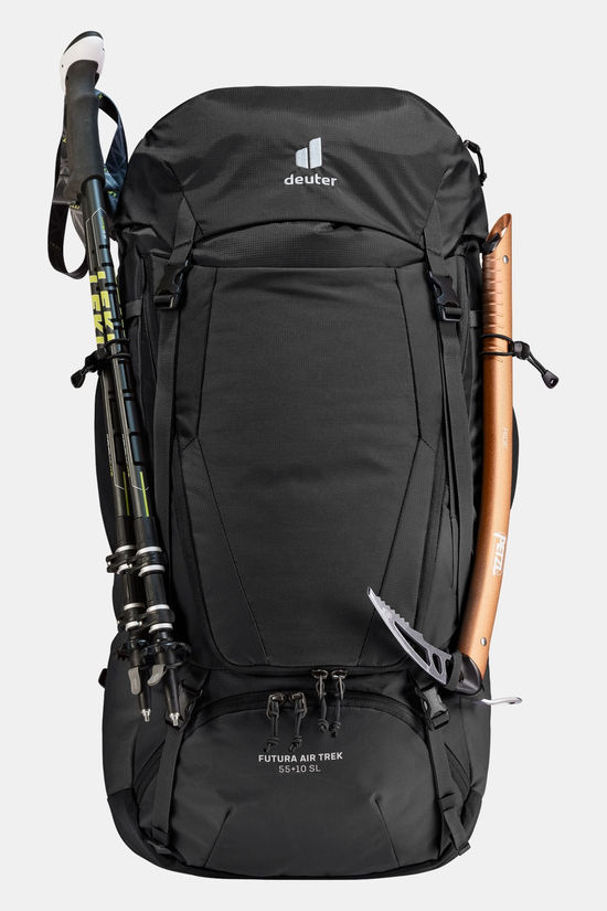 deuter Futura Air Trek 55 + 10 Sl Backpack Dames  black/dark grey