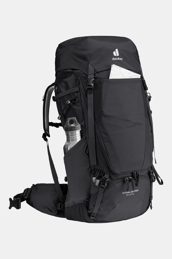 deuter Futura Air Trek 55 + 10 Sl Backpack Dames  black/dark grey