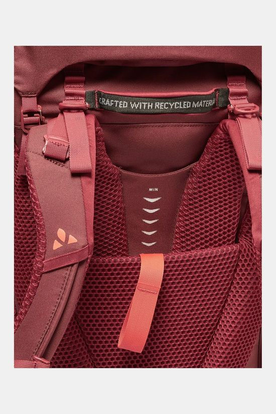 Vaude Women's Astrum Evo 55+10 Dames Rugzak Dark Cherry