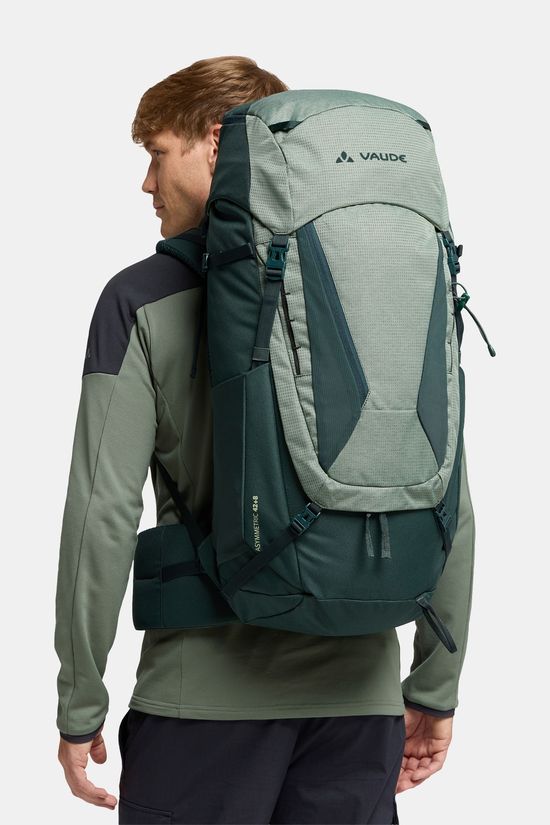 Vaude Asymmetric 42+8 Rugzak Olive Green
