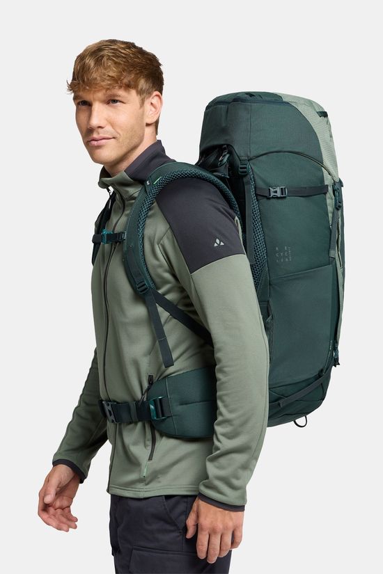 Vaude Asymmetric 42+8 Rugzak Olive Green