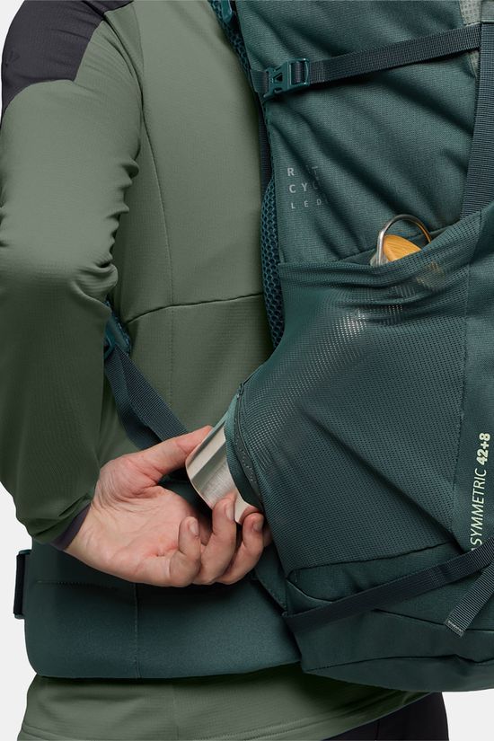 Vaude Asymmetric 42+8 Rugzak Olive Green