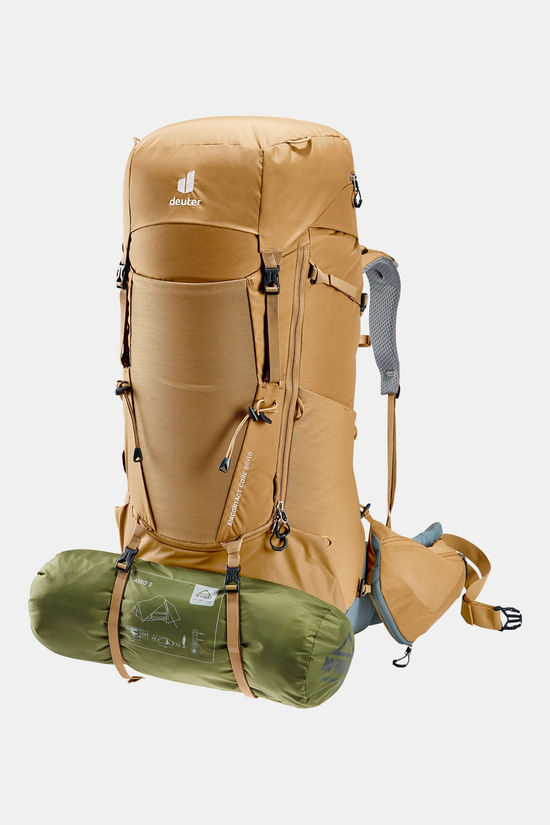 deuter Aircontact Core 60+10 Backpack almond/teal