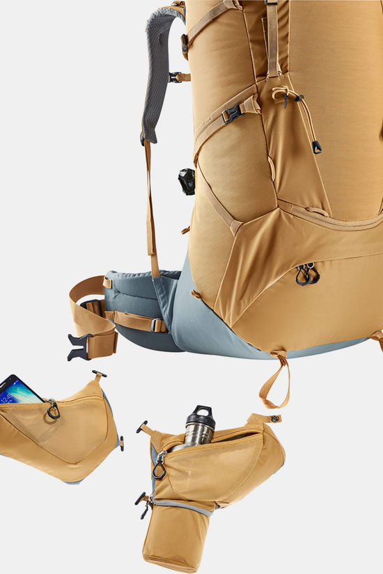 deuter Aircontact Core 60+10 Backpack almond/teal