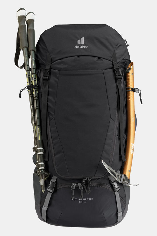 deuter Futura Air Trek 60 + 10 Backpack black/dark grey