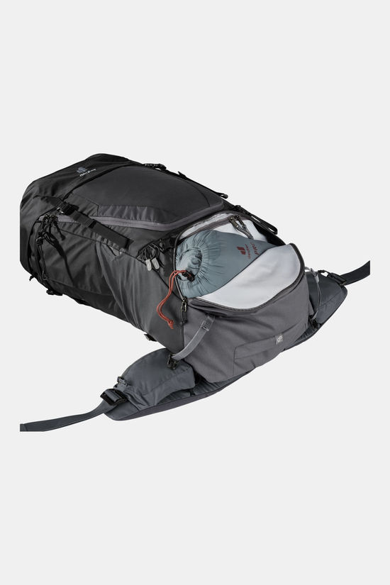 deuter Futura Air Trek 60 + 10 Backpack black/dark grey