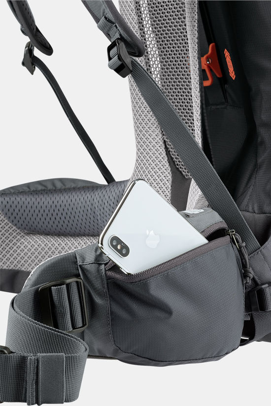 deuter Futura Air Trek 60 + 10 Backpack black/dark grey