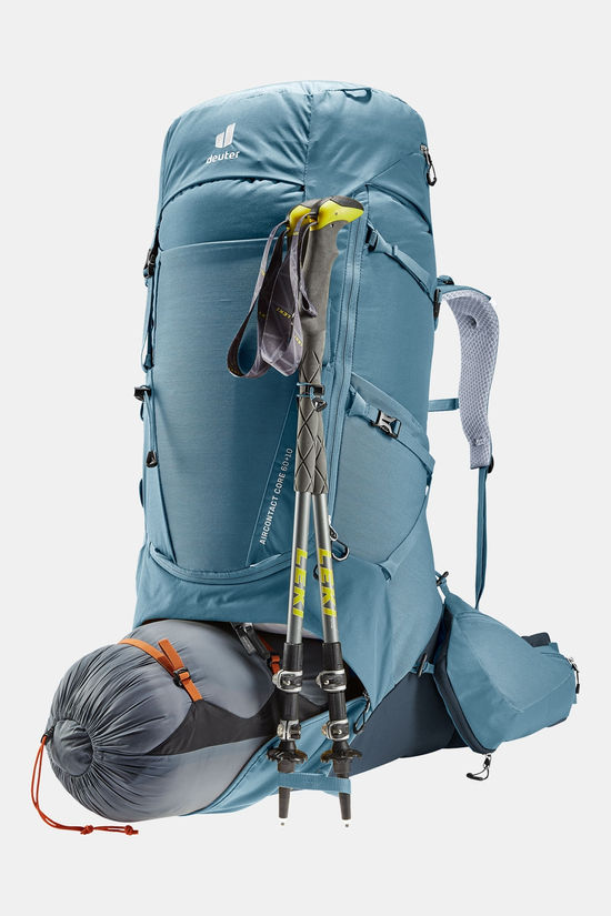 deuter Aircontact Core 60+10 Backpack light blue