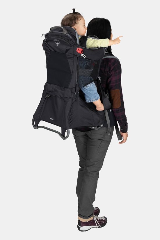 Osprey Poco Child Carrier Kinderdrager Met Regenhoes black