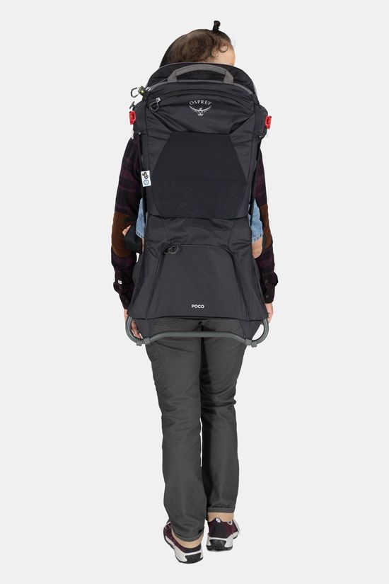 Osprey Poco Child Carrier Kinderdrager Met Regenhoes black