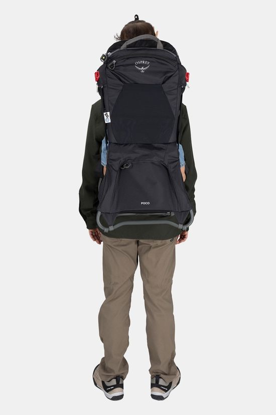 Osprey Poco Child Carrier Kinderdrager Met Regenhoes black
