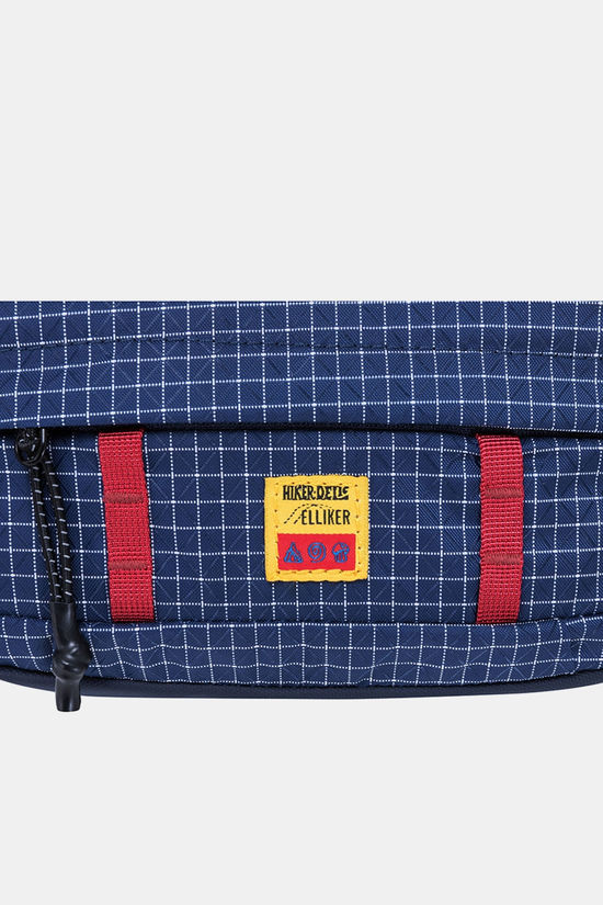 ELLIKER Semer Hikerdelic X Elliker Sling Bag Navy Blue/Red
