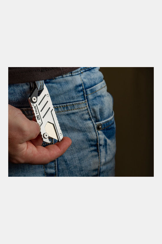 True Utility Utility Box Cutter Clam Multitool silver