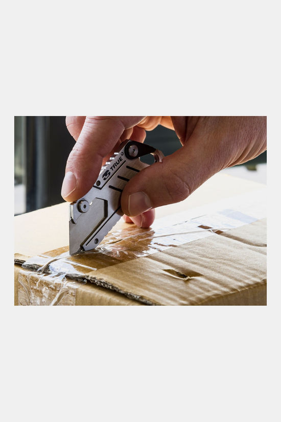 True Utility Utility Box Cutter Clam Multitool silver